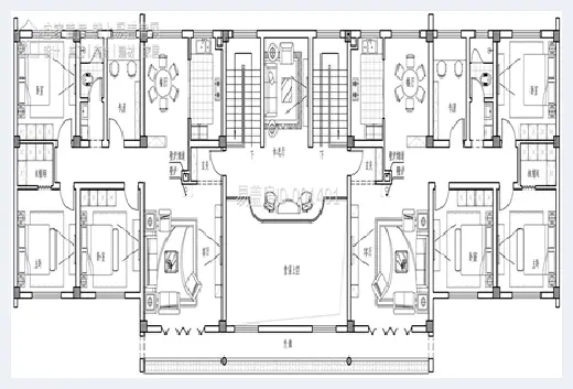 自建房 | 双拼共堂屋别墅设计图，隔壁家都羡慕哭了！ | 自建房