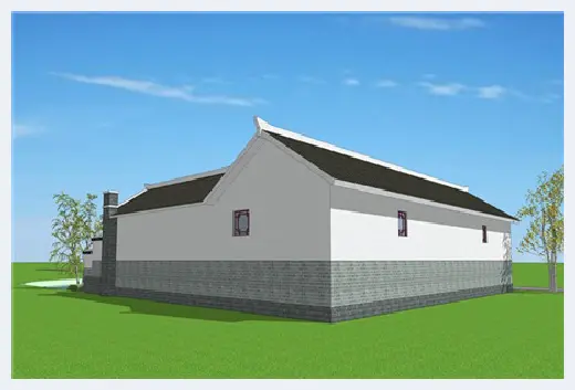 农村自建房 | 四合院别墅设计图，别致中式风这里有！ | 农村自建房