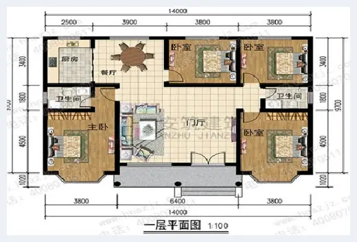 自建房 | 一层别墅设计图纸及效果图大全，第五套12万就能搞定！ | 自建房