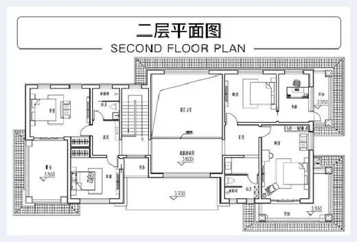 自建房学堂 | 二层复式小别墅设计图，挑空客厅带给你别致居住体验！ | 自建房学堂