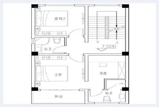 农村自建房 | ​两开间农村别墅设计图，欧式和现代风格任您挑选！ | 农村自建房