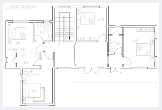 城市自建房 | ​中式别墅二层设计图纸，这里有农村最好看的两层楼 | 城市自建房