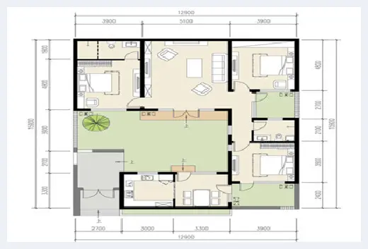 农村自建房 | 四合院别墅设计图，别致中式风这里有！ | 农村自建房