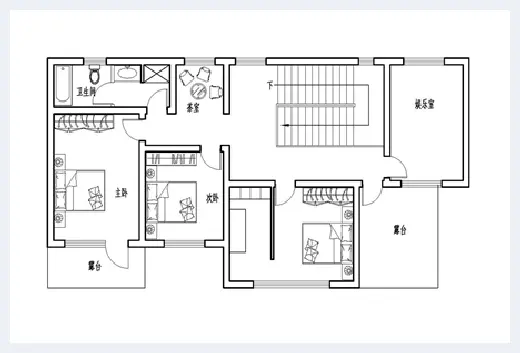 自建房百科 | 5间2层别墅设计图，在农村建一栋，绝对没人说土！ | 自建房百科