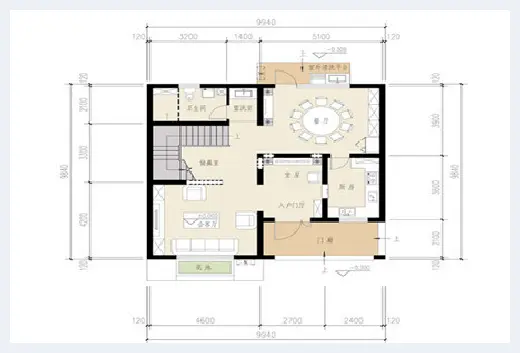 自建房 | 三层半别墅图纸，带大露台设计，实用又精致！ | 自建房