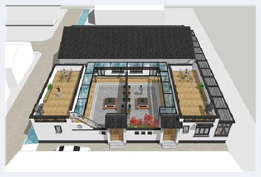 自建房学堂 | 双拼别墅图纸设计图，2020最新款兄弟双拼房屋户型图 | 自建房学堂