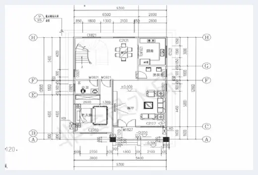 自建房百科 | 120平方自建房子设计图，美观实用，想建房的可别错过！ | 自建房百科