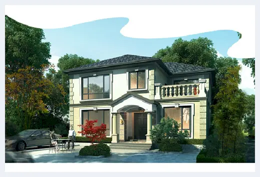 自建房常识 | 2021年新款农村二层别墅设计图，领居看了马上要图纸 | 自建房常识