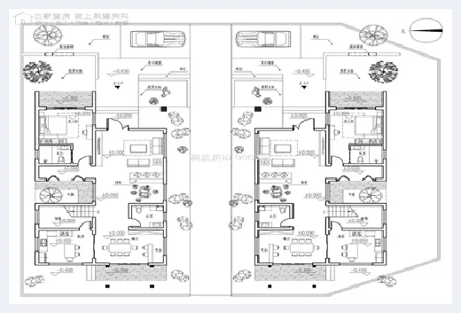 自建房指南 | 农村双拼小别墅设计图，两兄弟的最佳建房选择 | 自建房指南