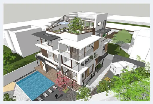 自建房 | 11米x12米农村自建房设计图四层，第一款自住民宿皆宜！ | 自建房